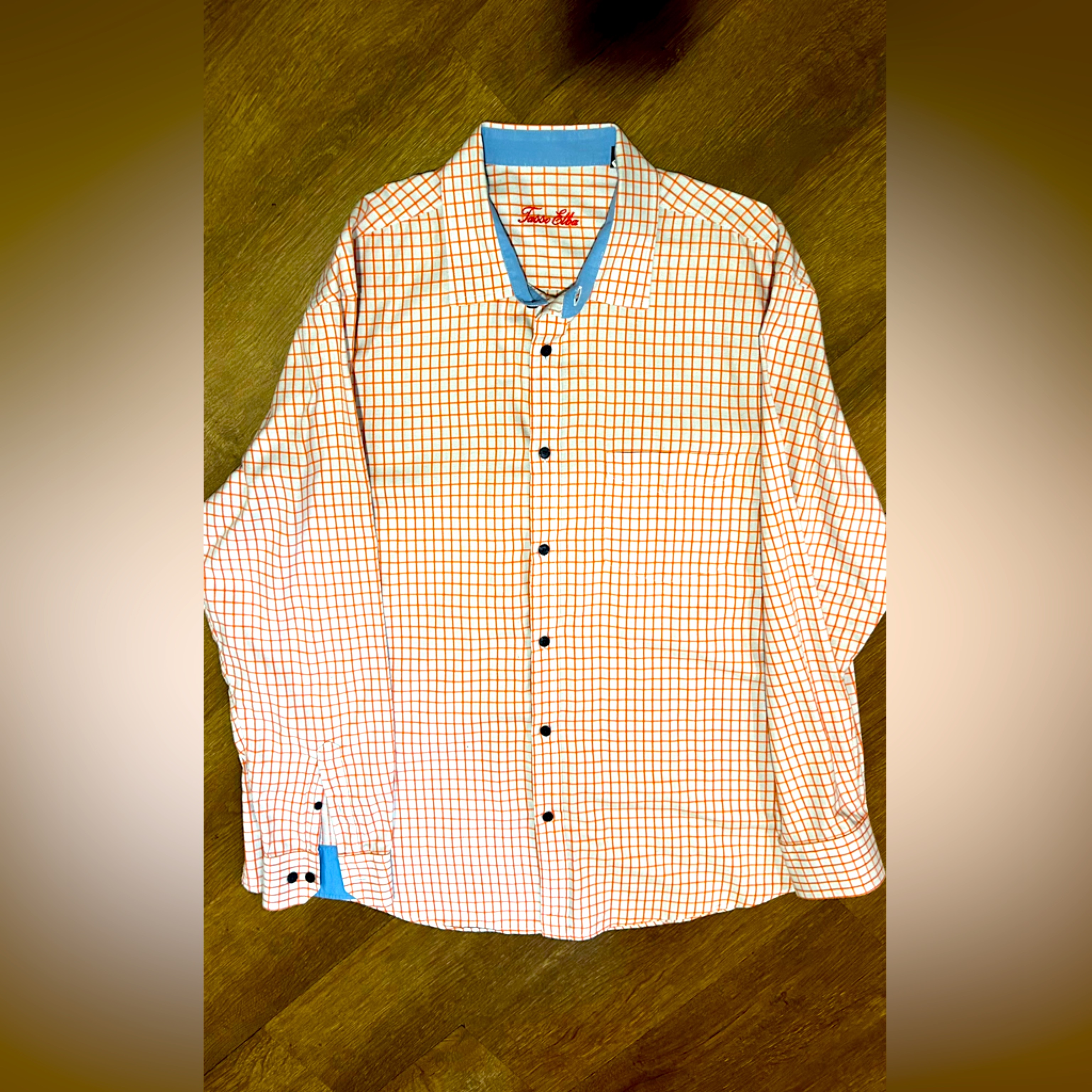 Super Fashion Men Shirt Xl Tasso Elba Brand